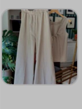 NWT Proche Sunday Pant in Sunwashed Ticking Stripe